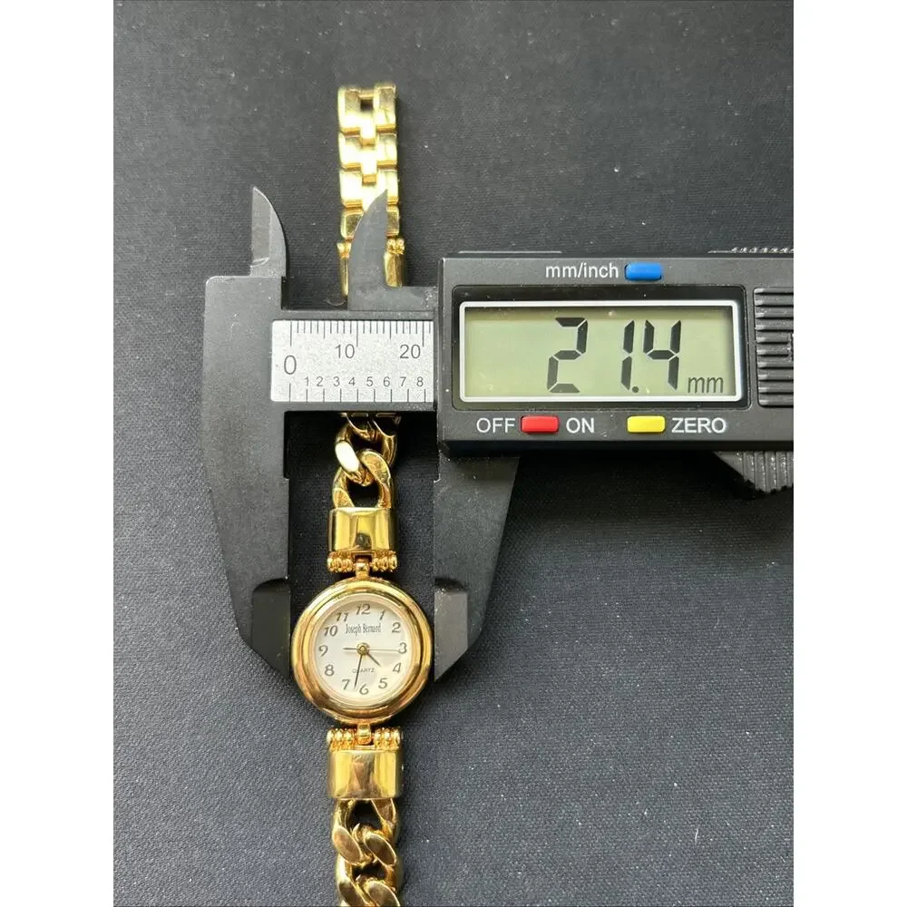 Joseph Benard Gold Tone White Dial Women’s Quartz Watch